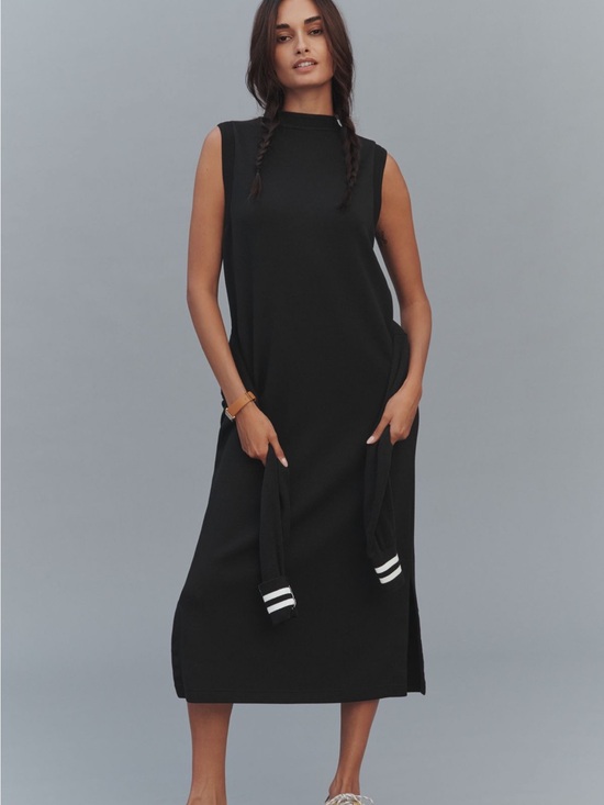 Varley Dresses & Skirts - Varley Beatrice Sleeveless Midi Dress Black M